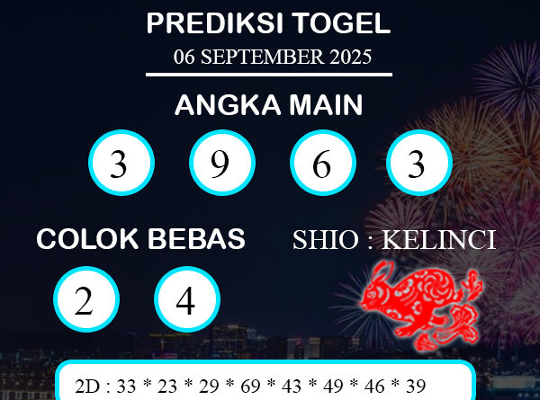 PREDIKSI TOGEL MARINABAY SABTU : 06 SEPTEMBER 2025