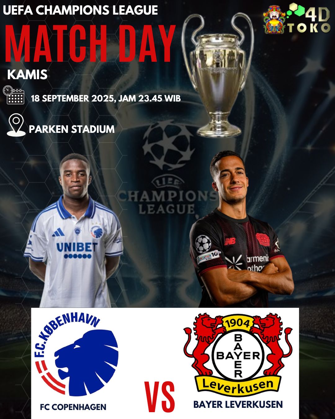 Prediksi FC Copenhagen vs Bayer Leverkusen 18 September 2025 