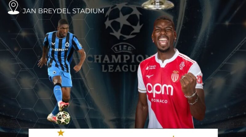 Prediksi Club Brugge vs AS Monaco 18 September 2025