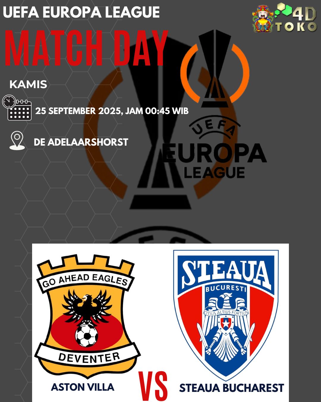 Prediksi Go Ahead Eagles vs FCSB 25 September 2025